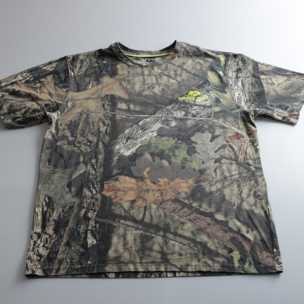 Mossy Oak Mens Break-Up Camo T-Shirt Size M Short Sleeve Hunting Outdoors Tee
